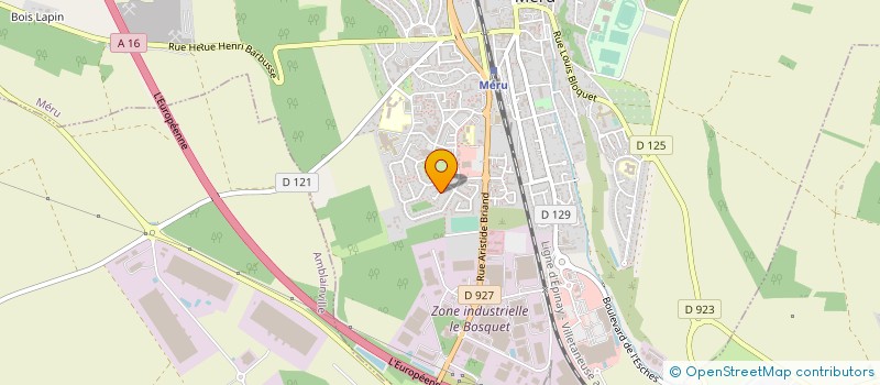 localisation de l'entreprise EGLISE EVANGELIQUE DE LA BRANCHE D AMANDIER  MERU