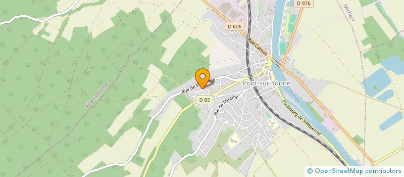 localisation de l'entreprise EGLISE EVANGELIQUE DE LA VICTOIRE  PONT-SUR-YONNE