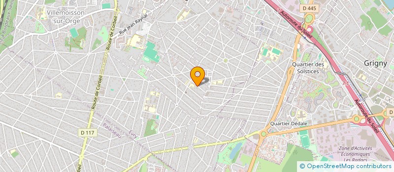 localisation de l'entreprise EGLISE EVANGELIQUE DE MORSANG SUR ORGE  MORSANG-SUR-ORGE