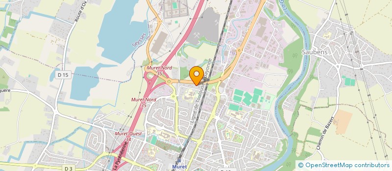 localisation de l'entreprise EGLISE EVANGELIQUE DE MURET  MURET