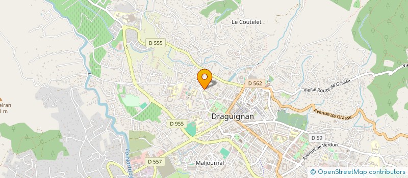localisation de l'entreprise EGLISE EVANGELIQUE DE PENTECOTE à DRAGUIGNAN