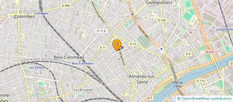 localisation de l'entreprise EGLISE EVANGELIQUE DE PENTECOTE à ASNIERES-SUR-SEINE