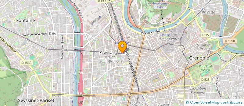 localisation de l'entreprise EGLISE EVANGELIQUE DE REVEIL à GRENOBLE