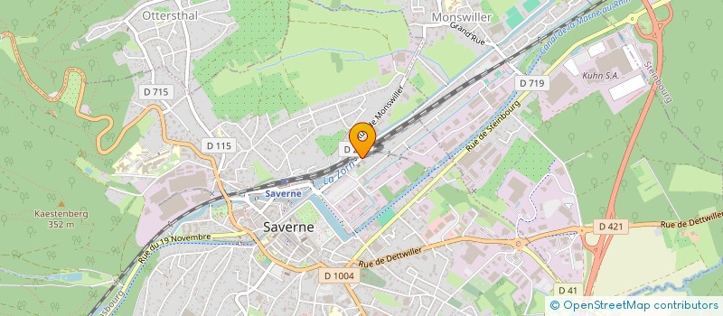 localisation de l'entreprise EGLISE EVANGELIQUE DE SAVERNE  SAVERNE