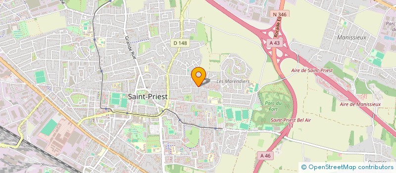 localisation de l'entreprise EGLISE EVANGELIQUE DE ST PRIEST  SAINT-PRIEST