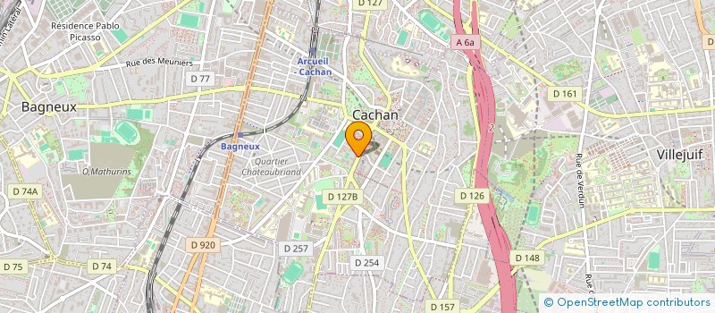 localisation de l'entreprise EGLISE EVANGELIQUE DU CAMEROUN EN FRANCE  E.E.C.F  CACHAN