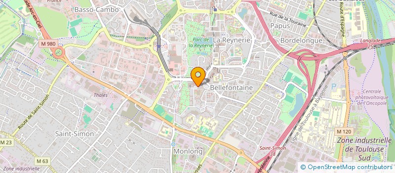 localisation de l'entreprise EGLISE EVANGELIQUE DU MIRAIL à TOULOUSE