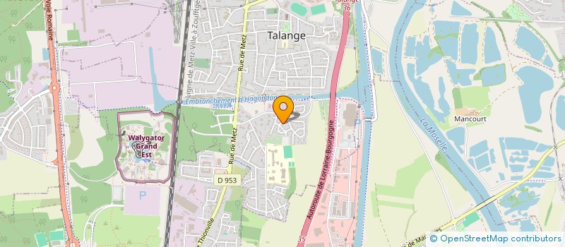 localisation de l'entreprise EGLISE EVANGELIQUE ITALIENNE  TALANGE