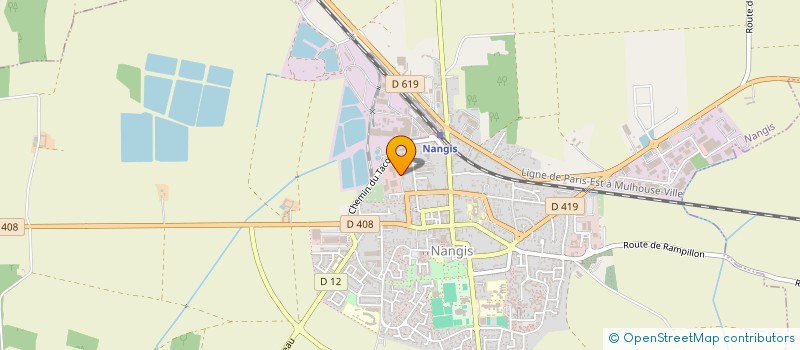 localisation de l'entreprise EGLISE EVANGELIQUE LA BELLE PORTE  NANGIS