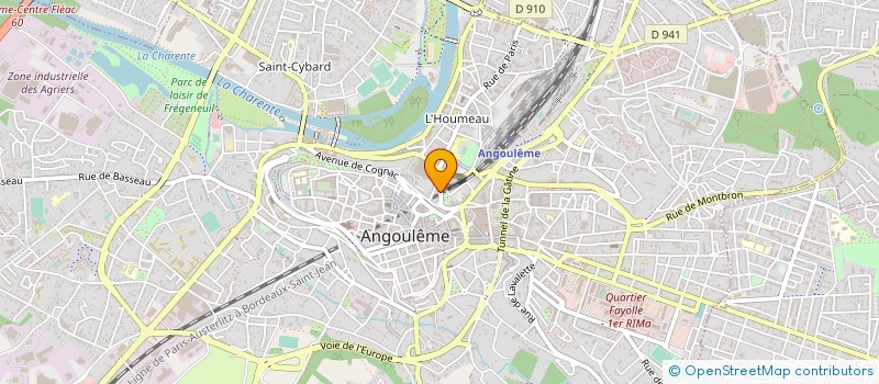 localisation de l'entreprise EGLISE EVANGELIQUE LIBRE à ANGOULEME