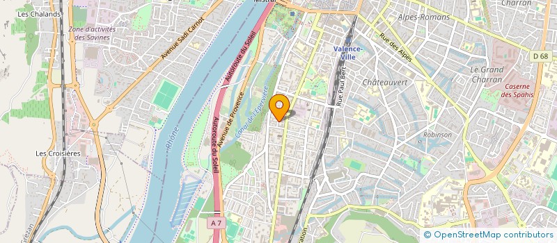 localisation de l'entreprise EGLISE EVANGELIQUE LIBRE VALEN  VALENCE