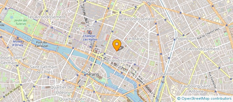 localisation de l'entreprise EGLISE EVANGELIQUE LUTHERIENNE BILLETTES à PARIS