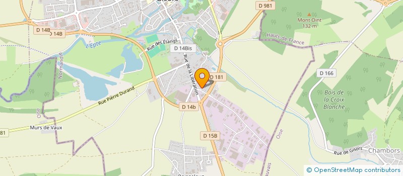 localisation de l'entreprise EGLISE EVANGELIQUE MAISON DE PRIERE  GISORS