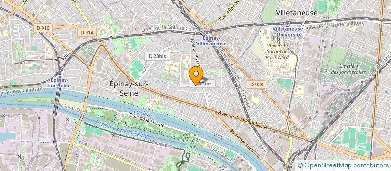 localisation de l'entreprise EGLISE EVANGELIQUE MISSION INTERNATIONAL LA FOI EN ACTION à EPINAY SUR SEINE