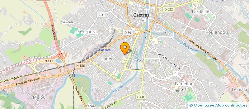 localisation de l'entreprise EGLISE EVANGELIQUE MISSIONNAIRE DU TARN  CASTRES