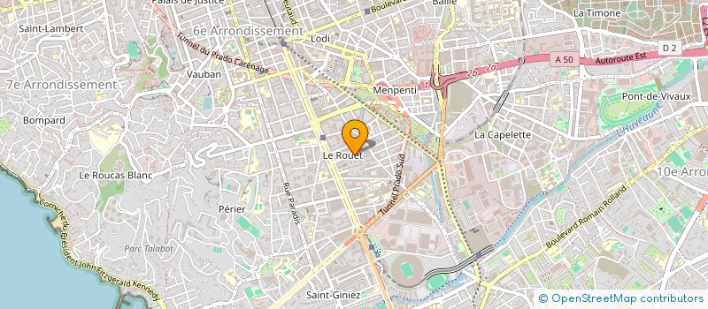 localisation de l'entreprise EGLISE EVANGELIQUE PAROLE DE VIE à MARSEILLE