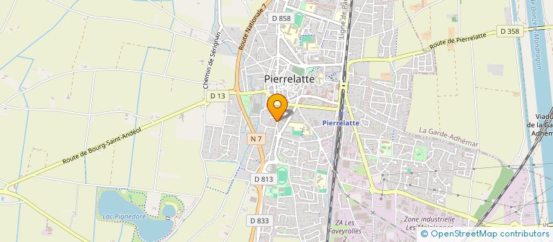 localisation de l'entreprise EGLISE EVANGELIQUE PENTECOTE à PIERRELATTE