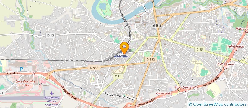 localisation de l'entreprise EGLISE EVANGELIQUE PENTECOTE  ALBI