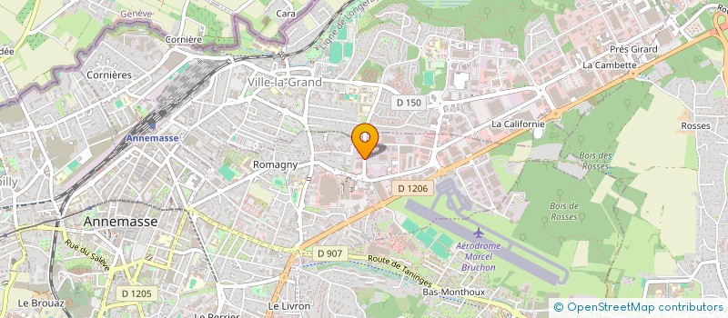 localisation de l'entreprise EGLISE EVANGELIQUE PENTECOTISTE BETANIA  ANNEMASSE