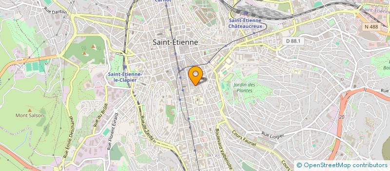 localisation de l'entreprise EGLISE EVANGELIQUE PROTESTANTE à SAINT-ETIENNE