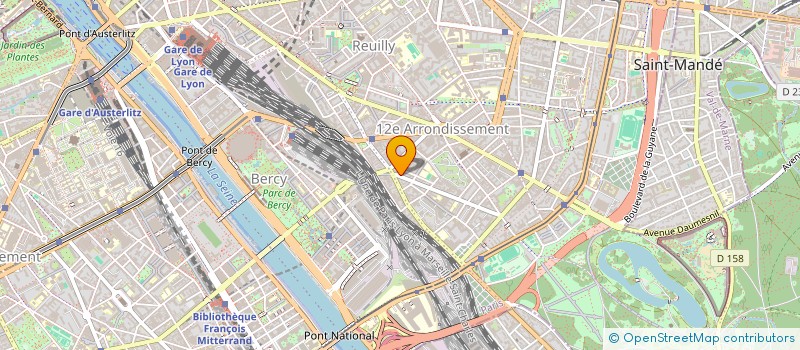 localisation de l'entreprise EGLISE EVANGELIQUE PROTESTANTE DE PARIS DAUMESNIL  PARIS