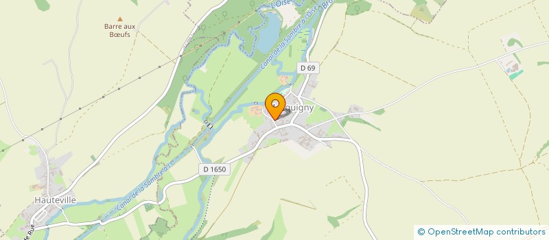 localisation de l'entreprise EGLISE FORTIFIEE DE MACQUIGNY  MACQUIGNY