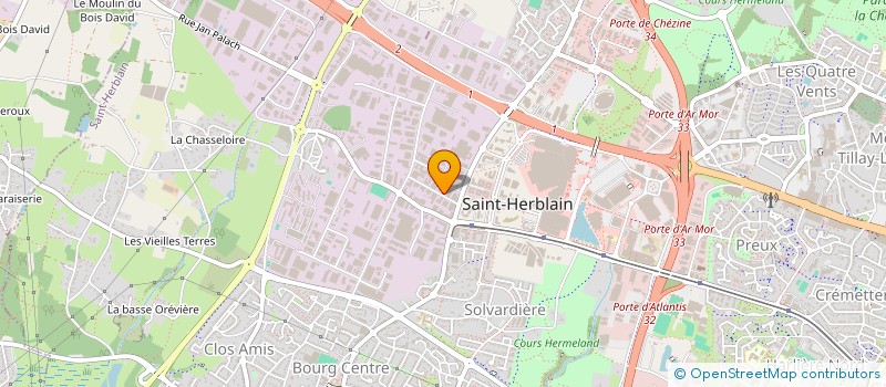 localisation de l'entreprise EGLISE GRACE ET VERITE POUR LES NATIONS à SAINT-HERBLAIN