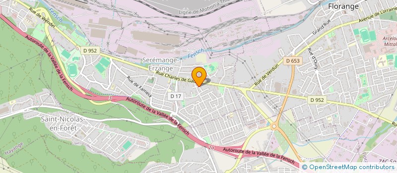 localisation de l'entreprise EGLISE INESTIMABLE  HAYANGE