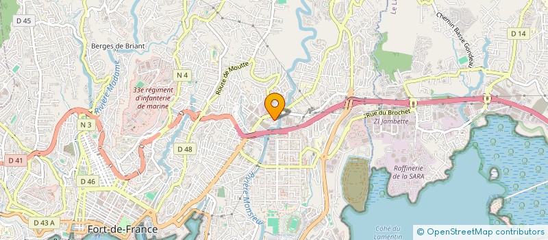 localisation de l'entreprise EGLISE JESUS CHRIST REVIENT  FORT-DE-FRANCE