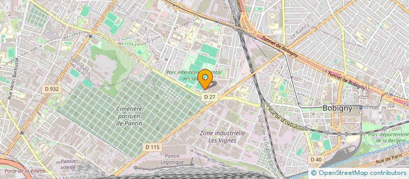 localisation de l'entreprise EGLISE JESUS ESPRIT VERITE BIMA  BOBIGNY