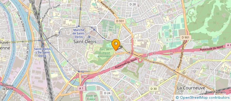 localisation de l'entreprise EGLISE LA PEPINIERE à SAINT-DENIS