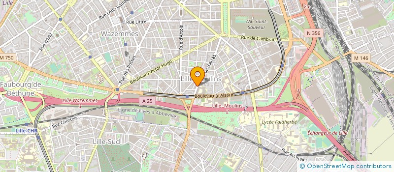 localisation de l'entreprise EGLISE LA RECONCILIATION à LILLE