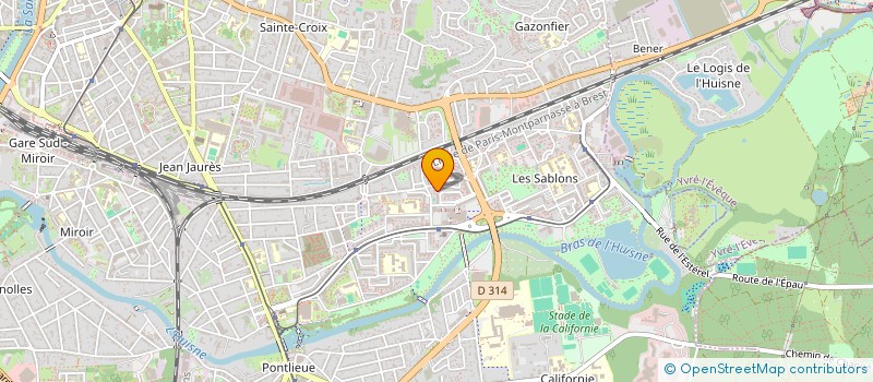 localisation de l'entreprise EGLISE LE BON BERGER  LE MANS