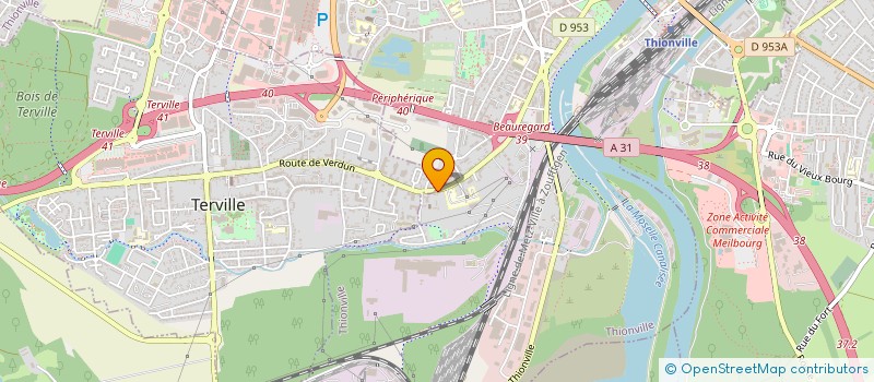 localisation de l'entreprise EGLISE LES GRAINS DE BLE  THIONVILLE