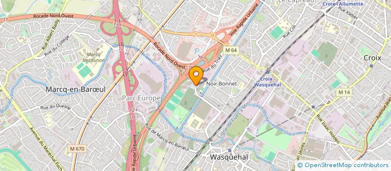 localisation de l'entreprise EGLISE LILLE METROPOLE à WASQUEHAL