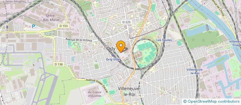 localisation de l'entreprise EGLISE MISSIONNAIRE JESUS CRISTO VEM (EMJCV)  ORLY