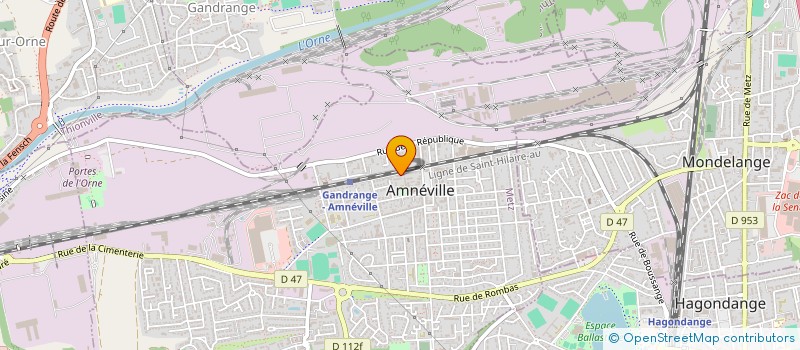 localisation de l'entreprise EGLISE NEO APOSTOLIQUE FRANCE  AMNEVILLE