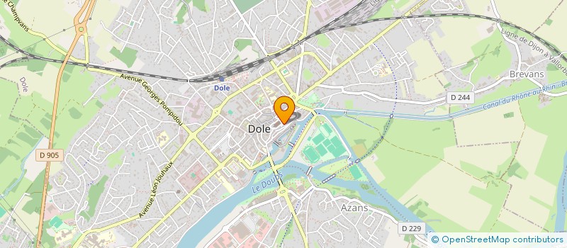 localisation de l'entreprise EGLISE NOTRE DAME à DOLE