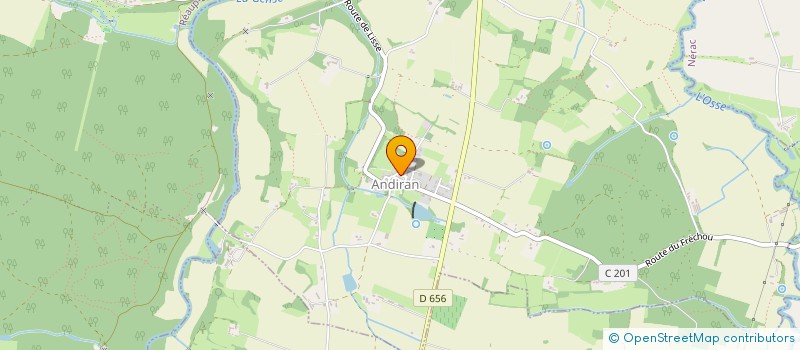 localisation de l'entreprise EGLISE NOTRE DAME D'ANDIRAN  ANDIRAN