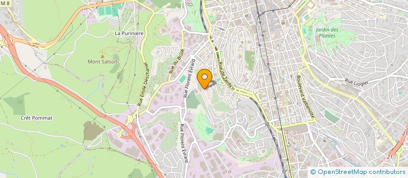 localisation de l'entreprise EGLISE NOTRE DAME DE LOURDES  SAINT-ETIENNE