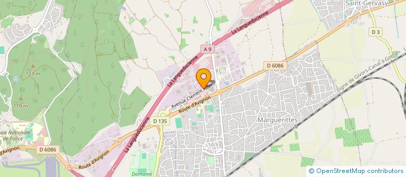 localisation de l'entreprise EGLISE NOUVELLES FRONTIERES FRANCE  MARGUERITTES