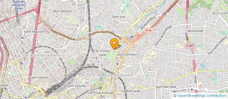 localisation de l'entreprise EGLISE OECUMENIQUE REFORMEE SAINT PAUL à MARSEILLE