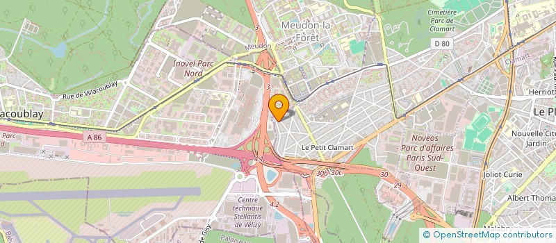 localisation de l'entreprise EGLISE ORTHODOXE RUSSE 76 à CLAMART