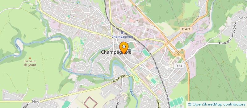 localisation de l'entreprise EGLISE PAROISSE à CHAMPAGNOLE