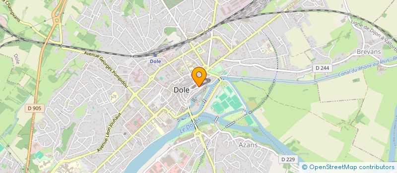 localisation de l'entreprise EGLISE PAROISSE à DOLE