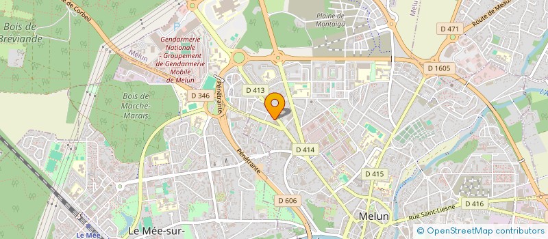 localisation de l'entreprise EGLISE PENTECOTISTE UNIE DE MELUN à MELUN