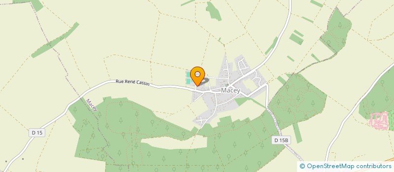 localisation de l'entreprise EGLISE PENTECOTISTE UNIE DE TROYES - CENTRE EVANGELIQUE LE ROCHER  MACEY