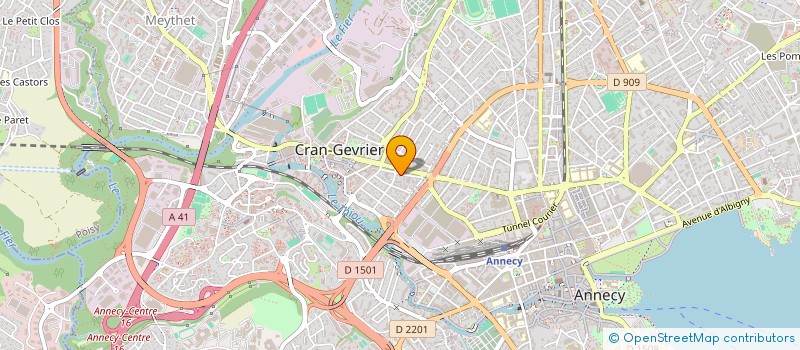 localisation de l'entreprise EGLISE PLEIN EVANGILE  ANNECY