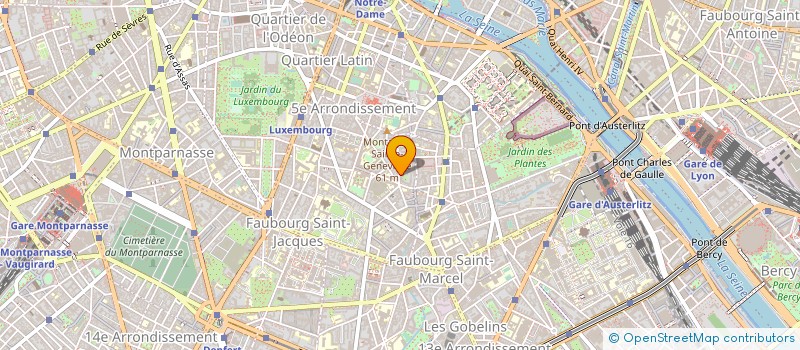 localisation de l'entreprise EGLISE PORTESTANTE UNIE DE PORT ROYAL QUARTIER LATIN  PARIS