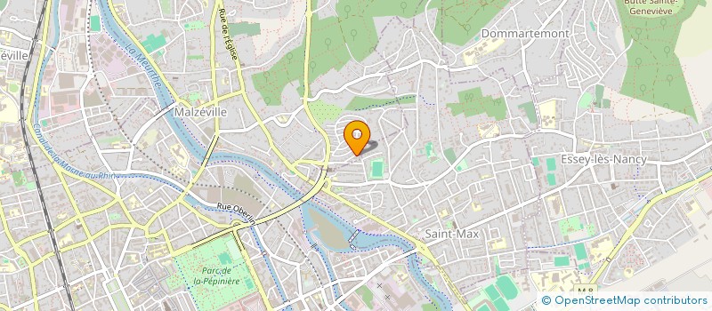 localisation de l'entreprise EGLISE PROTEST BAPTISTE NANCY MALZEVILLE  MALZEVILLE
